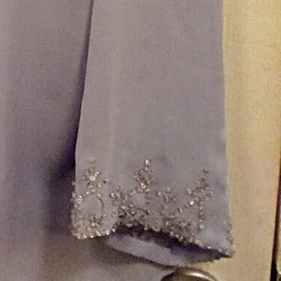 Daisy Fuentes Beaded Longsleeve Light Blue Top XL-XXL - Picture 13 of 16